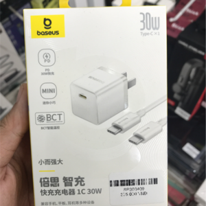 Combo củ cáp Baseus 30W C-C